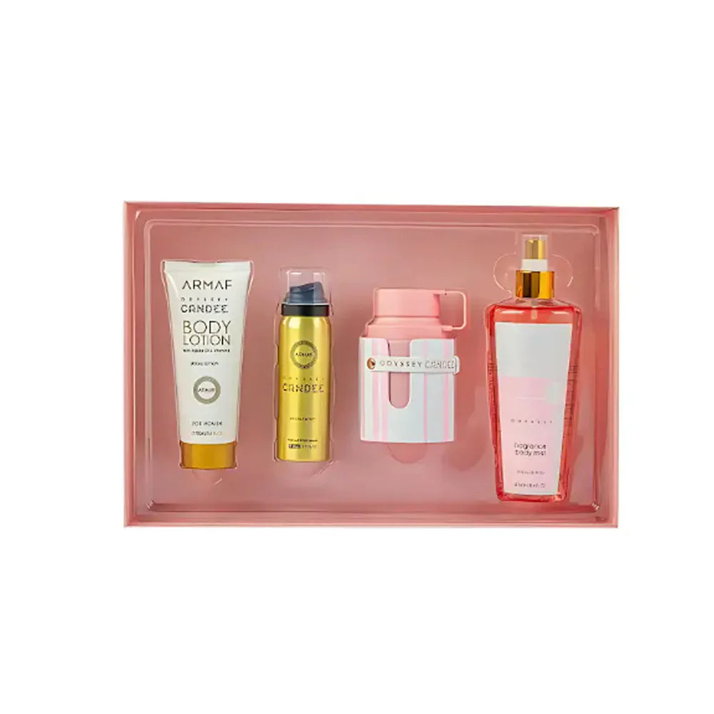 Armaf Odyssey Candee 3.4 EDP Gift Set 4 Piece