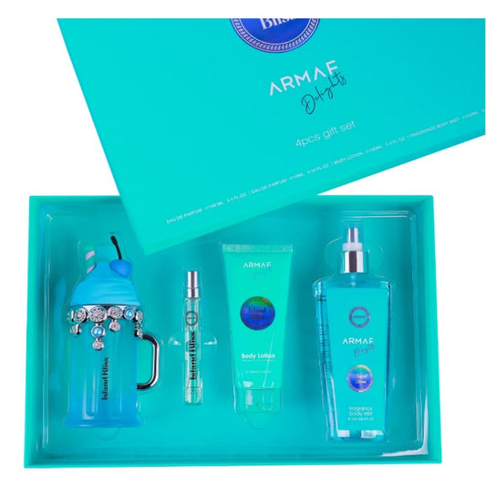 Armaf unisex Lux Delights Island Bliss Blue Gift set