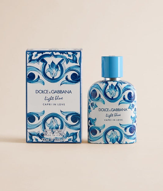 Dolce Gabbana Light Blue Capri In Love 3.4 oz EDP for men