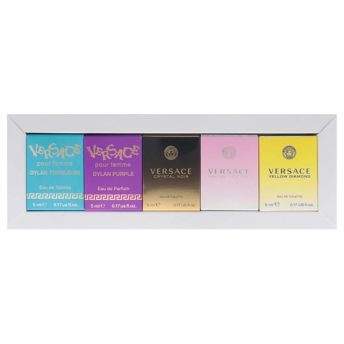 Versace mini collection 5 pc