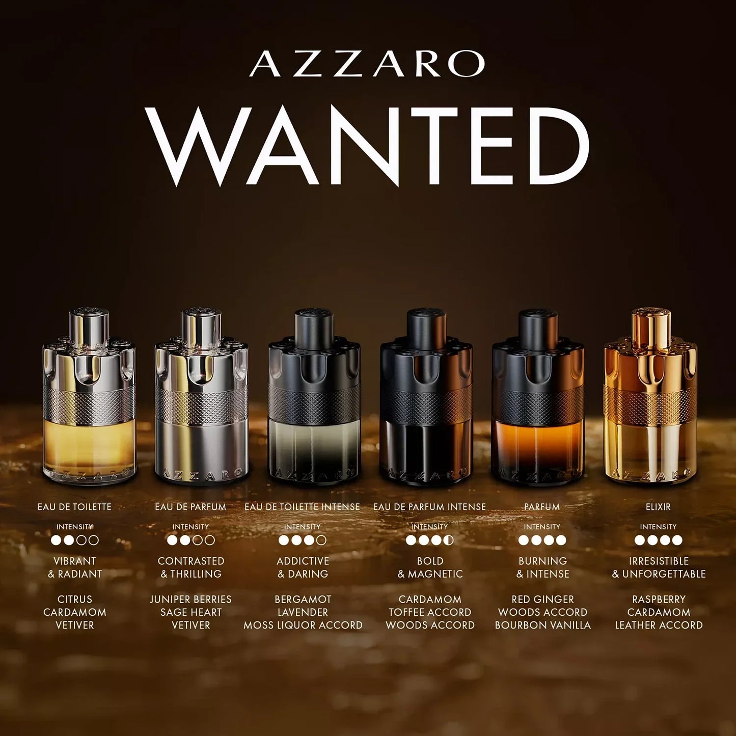 Azzaro Forever Wanted Elixir 3.4 oz Parfum for men